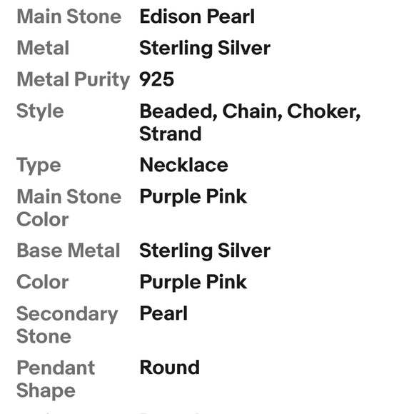 Round 11.5x12mm Edison Natural Purple Pink Cultured Pearl 17-18” Strand Necklace - Picture 7 of 9